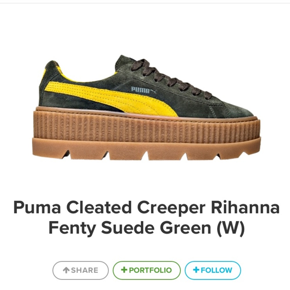BRAND NEW FENTY PUMA PLATFORM SNEAKERS